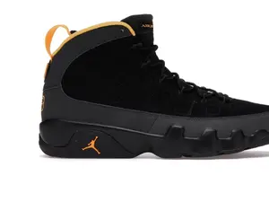 Jordan 9 Retro Dark Charcoal University Gold Size 13 Pre Owned