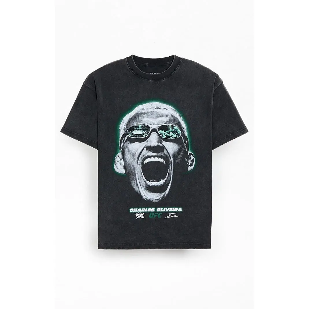 UFC Men's Charles Oliveira Oversized T-Shirt - Multicolor
