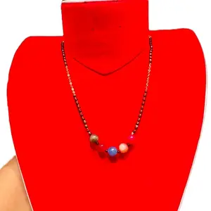 Daily use Mangalsutra with Monalisa Beads for Women.
