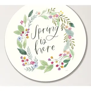 Courtside Market Spring Is Here I 12x12 Circular Artboard