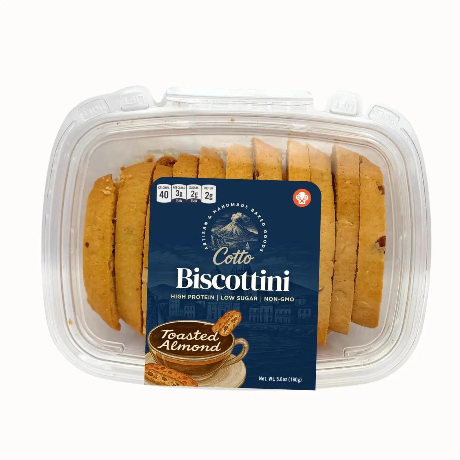 Toasted Almond Biscotti– Keto Friendly