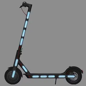 Reflective Stickers for Scooter - Night Safety Warning Sticker for Body, Wheel Hub Accessories
