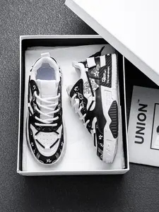 Men's New Spring Casual Sneakers, Versatile Thick Sole Sport Dad Shoes, Original Trendy Fashion Footwear for Guys