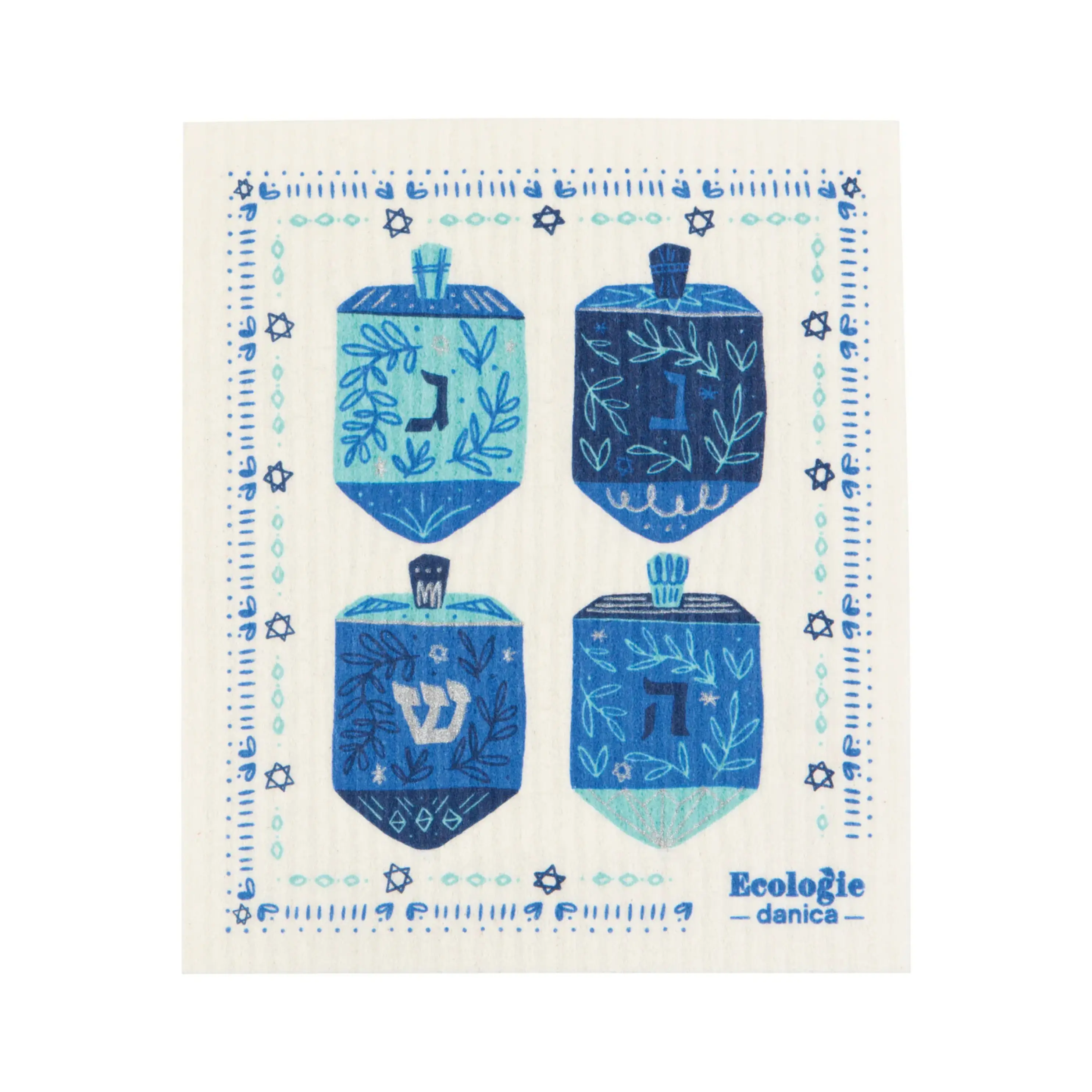 Swedish Sponge Cloth - Dreidels