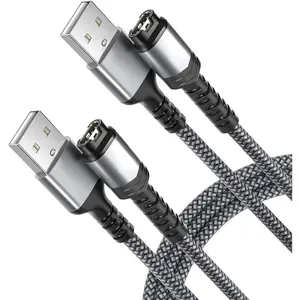Charger Cable for Garmin Watch 1.2M 2-Pack,Nylon Charging Power Cord Lead for Fenix ,Forerunner 745 935 945 245 Music,Instinct,Approach S10 S40 S60 S12 S42,Vivoactive 4 4S