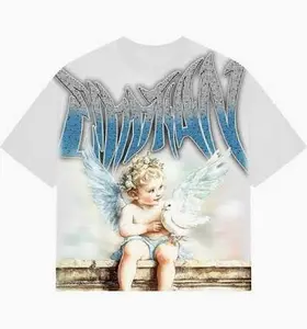 Mixed Emotion White Dove Rhinestone T Shirt