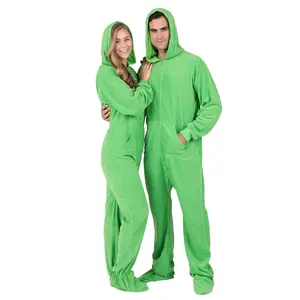 Emerald Green Adult Hoodie Fleece Onesie