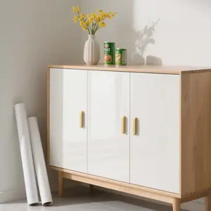 Solid Color Self-adhesive Wallpaper, Removable Wallpaper, Pull and Paste Wallpaper, Countertop Self-adhesive Backing Board for Kitchen Cabinet Countertop