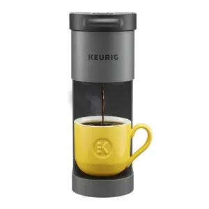 Keurig 42 oz K-Mini Coffee Maker Gray Go Single-Serve K-Cup Pod Brewer K-Cups