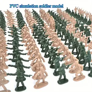 1 Set (360 Pcs) PVC Durable Military Model Mini Soldier Figures, Bagged Army Toy Soldiers, 12 Styles, Perfect for Collectors and Kids