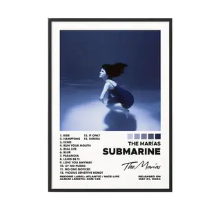 The Marías - Submarine Album Poster No No Frame / Album Cover Poster / Music Gift / Music Wall Decor / Fan Gift/ Home Decor