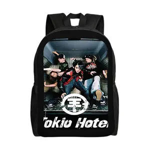 Tokio-Hotel-Backpacks for Girls, Cute School Backpack, Aesthetic Bookbag for Teens, Lightweight Classic Backpack for Travel, Work, Picnic A-1