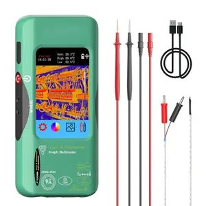 Thermal Imager Multimeter 2 in 1,320x320 IR Resolution with 20000 Words Multimeter, 25Hz  Thermal Camera 15 Thermal Palettes TRMS Auto-Ranging Tester