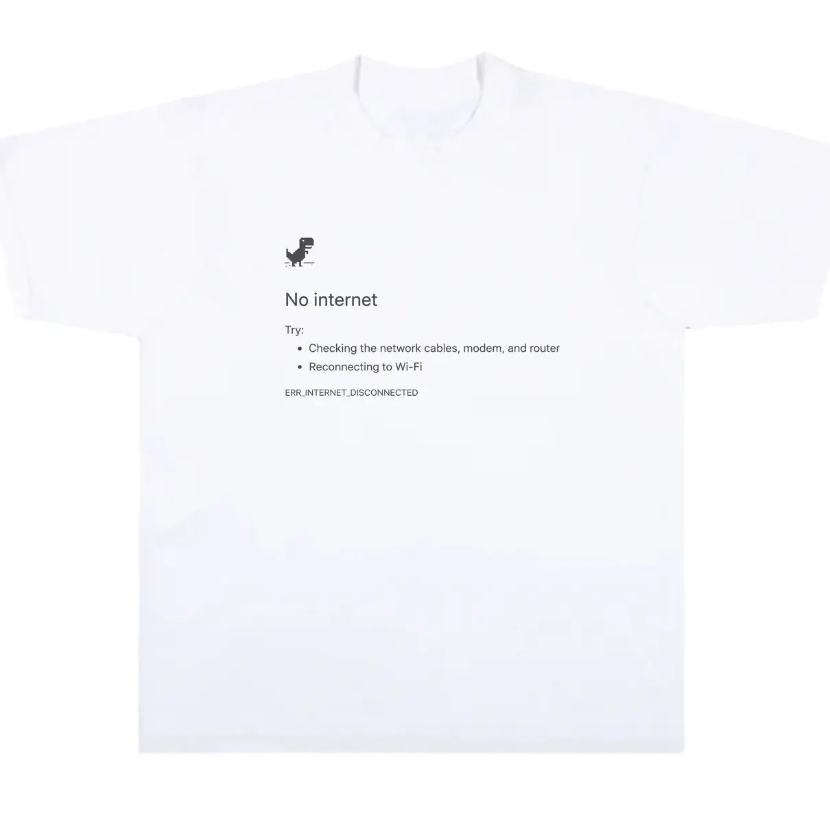 No Internet Loading Screen Graphic T-Shirt