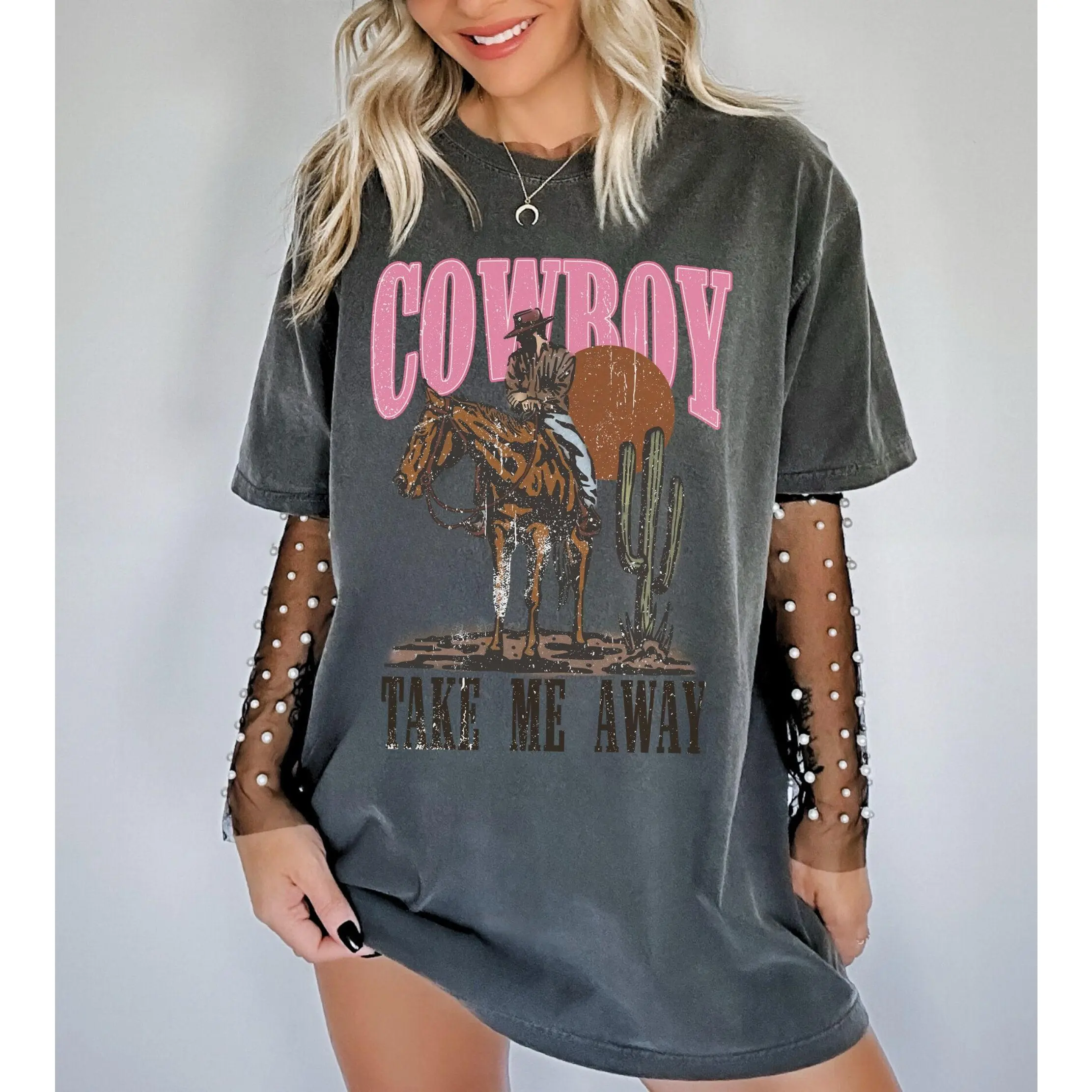 Cowboy Take Me Away, Country Music Shirt, 90s Country Shirt, Western Graphic Tees, Cowgirl Tee, Comfort Color QQSBE