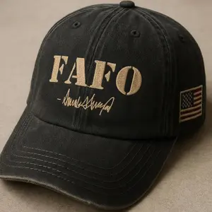 FAFO Hat F*ck Around and Find Out Embroidered Cap Perfect Gift For Dad Low Profile Dad Hat Custom Cotton Hat with Unique Design