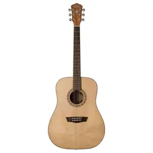 Washburn D7S Harvest Dreadnought Acoustic Guitar (Natural) *USA Small Business*