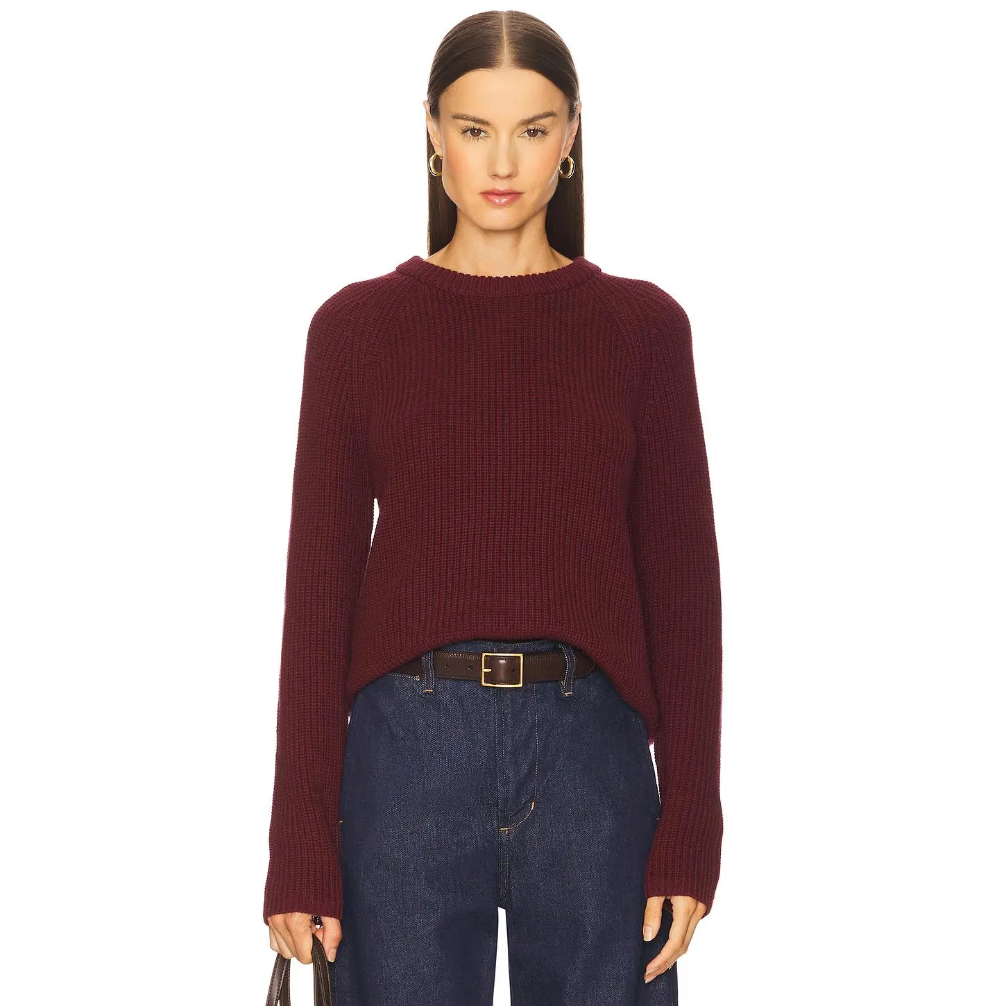 525 Jane Sweater in Oxblood