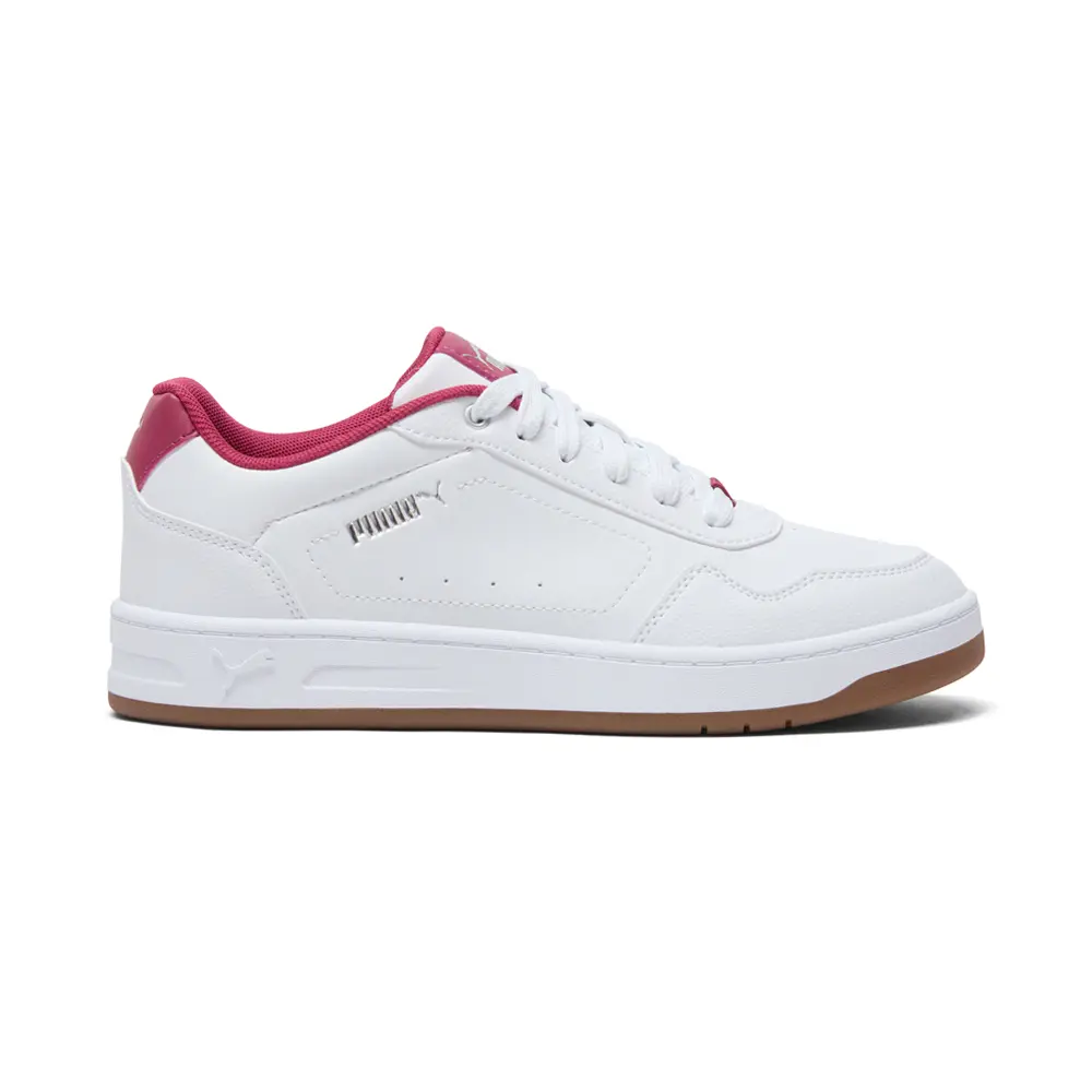 PUMA Womens Court Classy Lace Up Sneakers Shoes Casual - White