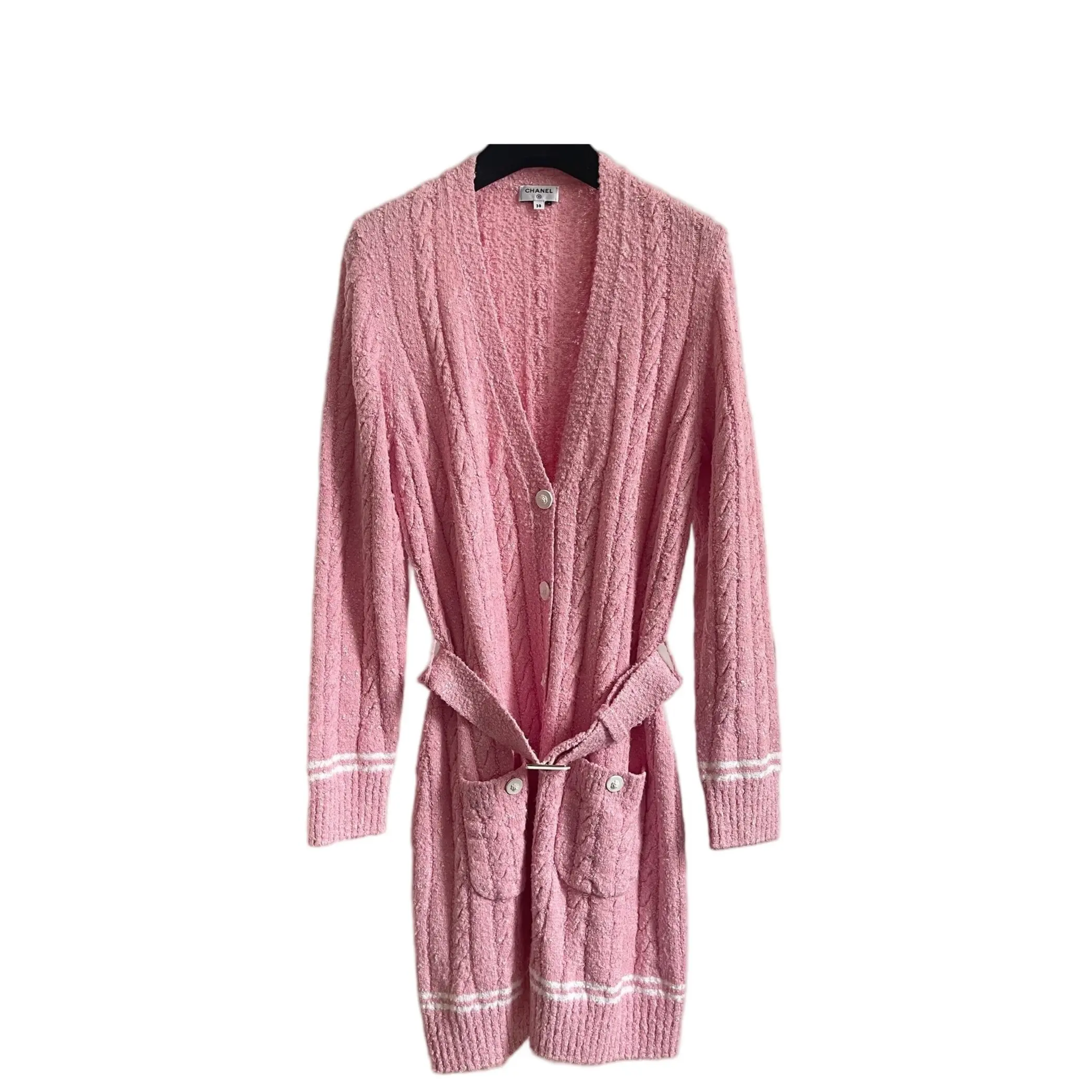 Chanel Jacket Jersey Pink (qq091326b4r) [Shanghai]