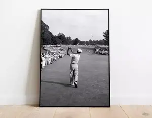 Golf Poster, Ben Hogan's 1950 Vintage Poster