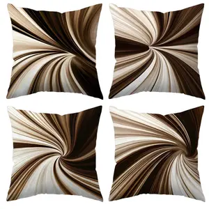 4pcs, Modern Abstract Swirl Minimalist Pattern Throw Pillow Covers, Modern Design, Home Décor Products, Cushion Cover Decoration for Couch Sofa, Room Decor and Bedroom Decor, Single Sided Printing, No Pillow Core