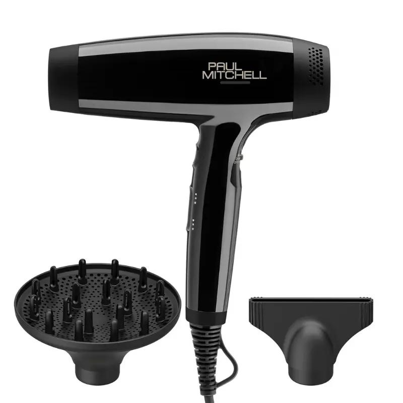 Paul Mitchell Professional Hair Dryer with Digital Brushless Motor, a Lightweight Tool with Neutralizing Ions for Fast, Frizz-Free Salon Blowout Styles, Blowout Style Hair Dryers, Heat-Styling Hair Dryers