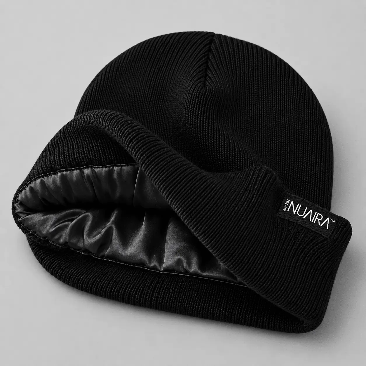 Satin Lined Beanie for All Hair Types - Stretchable Hat for Natural Moisture Retention & Reduced Friction