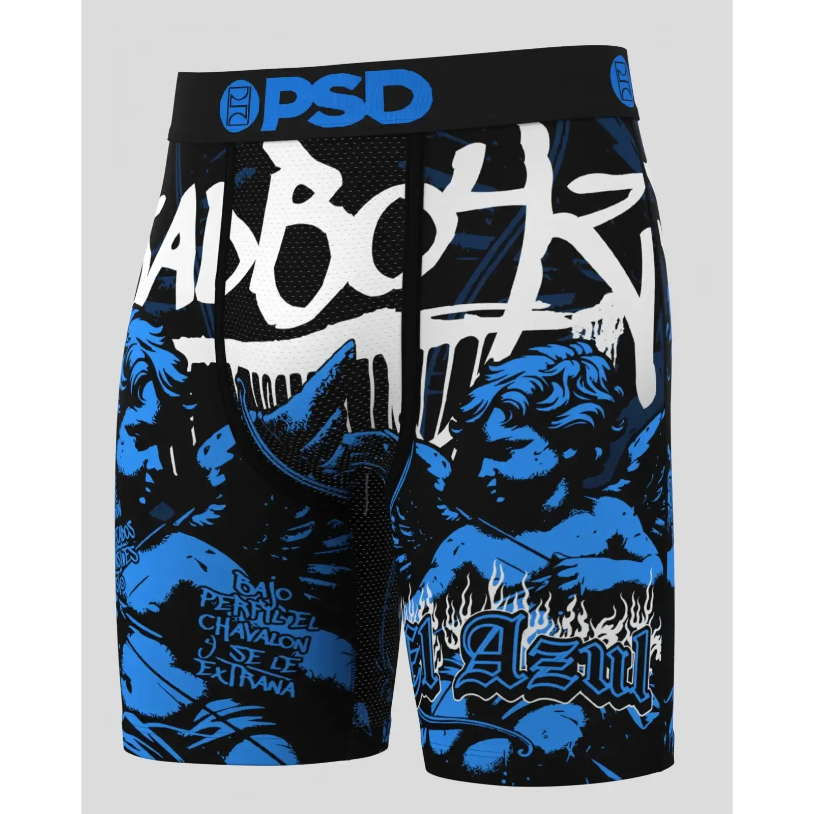 PSD Mens Sad Boyz - Azul Boxer Brief - Standard Length 7 Inch
