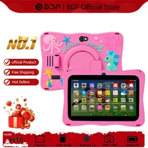 7 Inch Android 13 Tablet PC, 4GB RAM, 64GB Storage, Dual Camera, WiFi Connectivity, 4000mah Battery, HD Display, Includes Protective Case