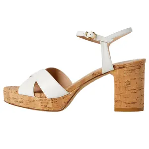 Stuart Weitzman Dayna Platform 80 Cream  SK706 Women's