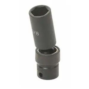 Grey Pneumatic Corp.  .38 in. Drive x 15mm Deep Universal, High Torque Tool, Impact Sockets, Increased Strength
