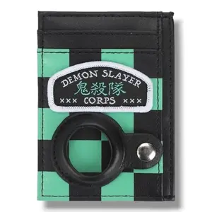 Demon Slayer Corps Tracker Pouch Card Wallet PU Leather Card Holder