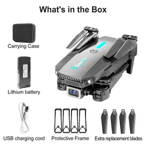 TongLi Upgraded Aerial Photography Drone, Dual HD Cameras, WiFi FPV with 360° Stunt Roll, Foldable Portable Design, One Key Takeoff & Landing, USB-C Charging, Real-Time WiFi Transmission, RC Quadcopter Toy for Kids Ages 8-10, Ideal Holiday Gift
