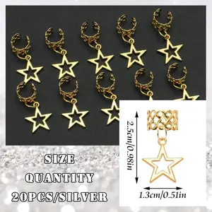 star hair accessories cute buckle (20pcs)