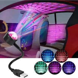 USB Powered Car Interior Projector Light, Mini Car Interior Atmosphere Light, Car Decorative Light, Car Interior USB Lights, Car Accessories