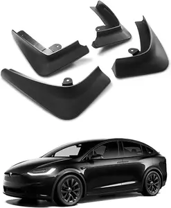4PCS Tesla Model X Mud Flaps Splash Guards Accessories 2022/2021/2020/2019