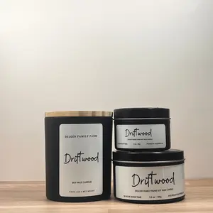 Driftwood Soy Candle | Clean Fragrance Farmhouse Candle