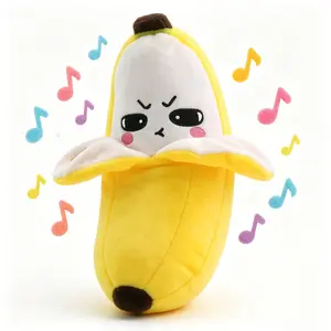 Interactive Music Plush Toy Set – Banana, Strawberry & Carrot Electric Plush Toys for Parent-Child Interaction, Couples & Friends Prank Toy, Valentine’s Day & Easter Party Fun Gift for Kids & Adults Stuffed Animals Cute Gifts for Kid