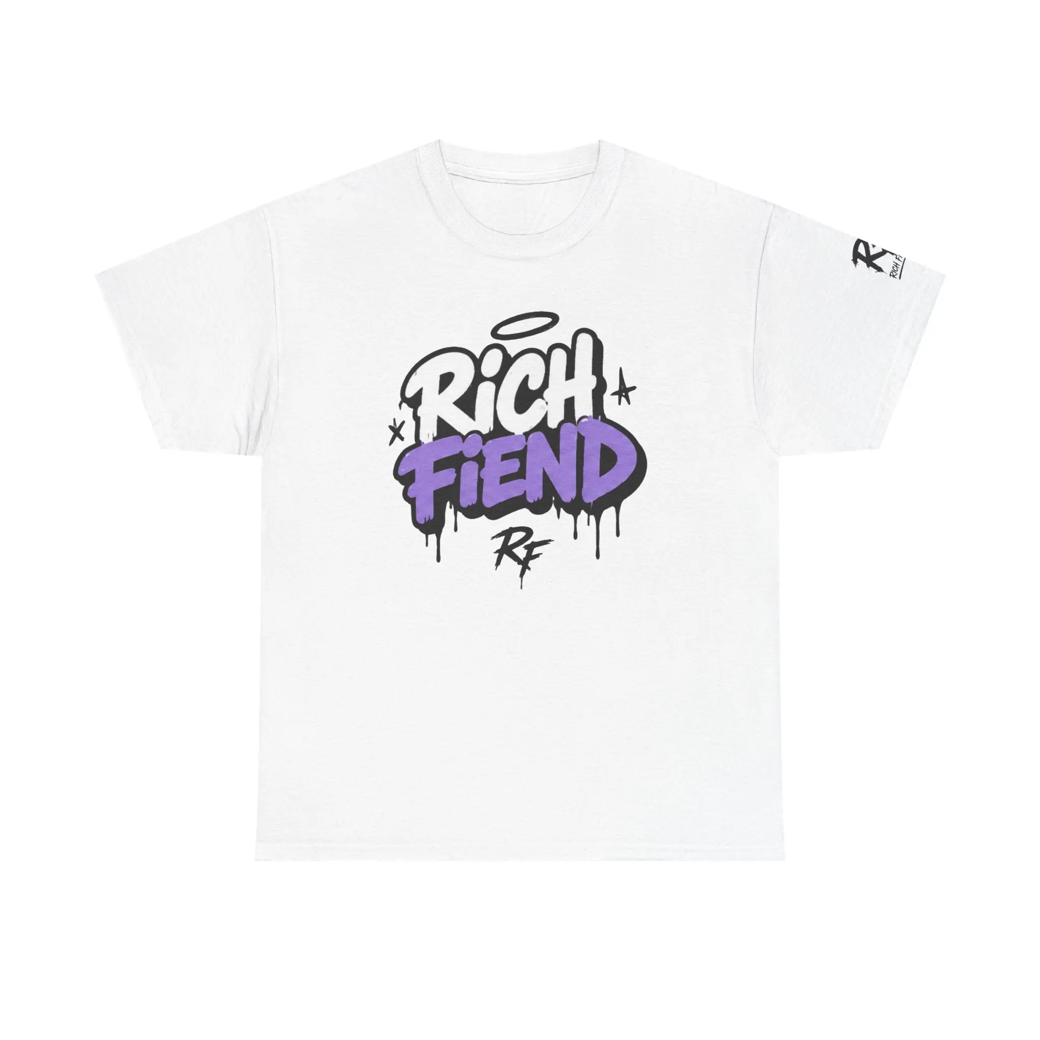 Rich Fiend graffiti logo T-Shirt | streetwear, purple drips