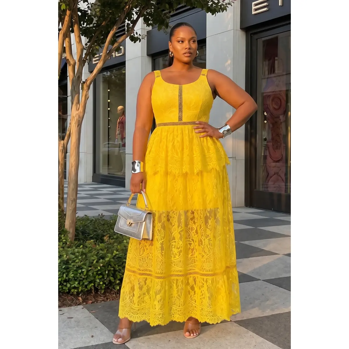 Lacey Chantilly Dress