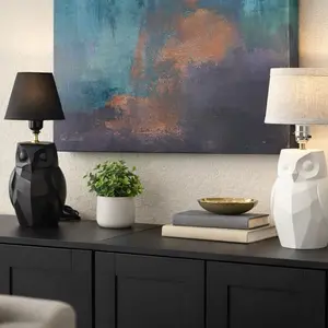 Geometric Owl Lamp