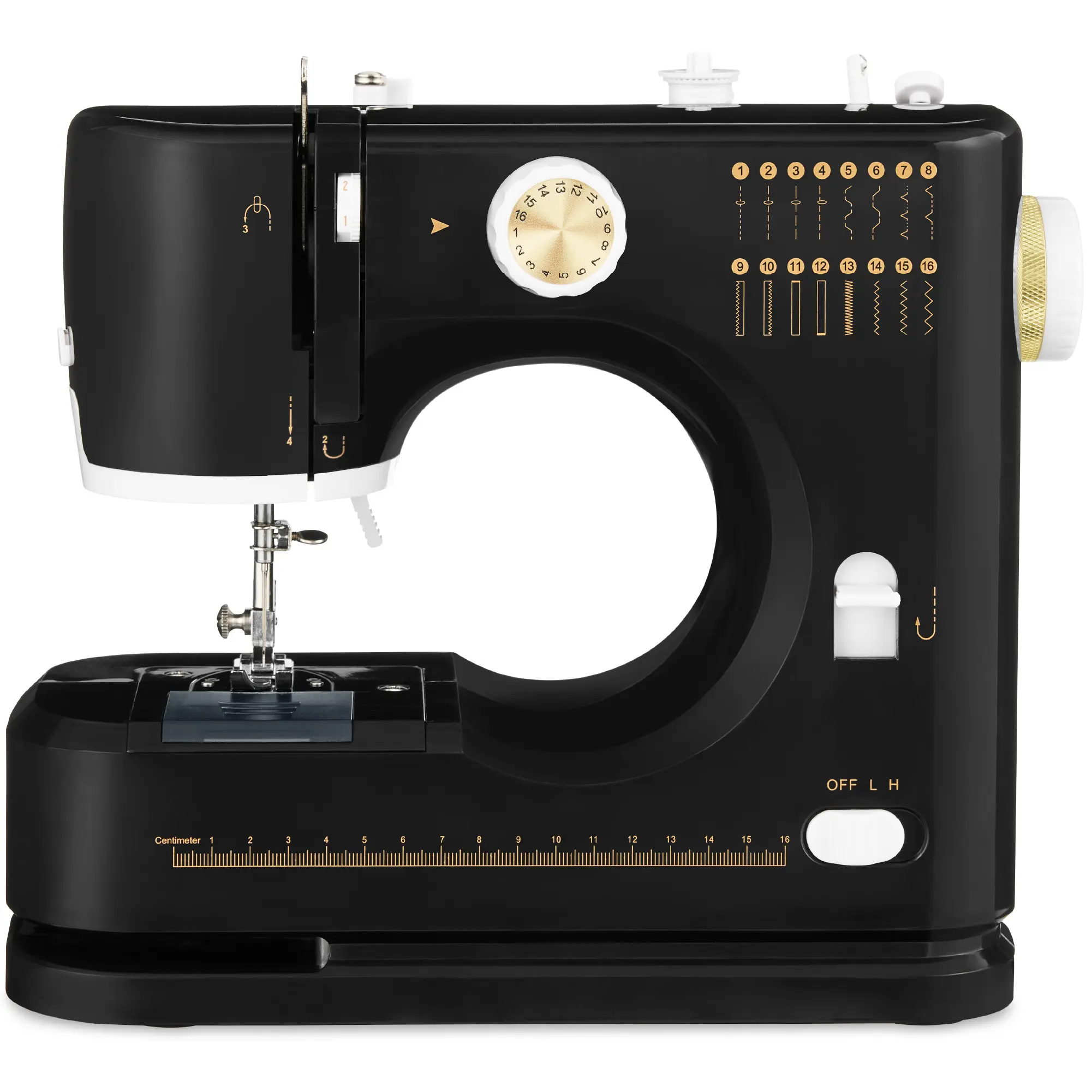 Best Choice Products 55-Piece Sewing Machine Kit for Beginners, w/ 16 Stitch Patterns, Double Stitching