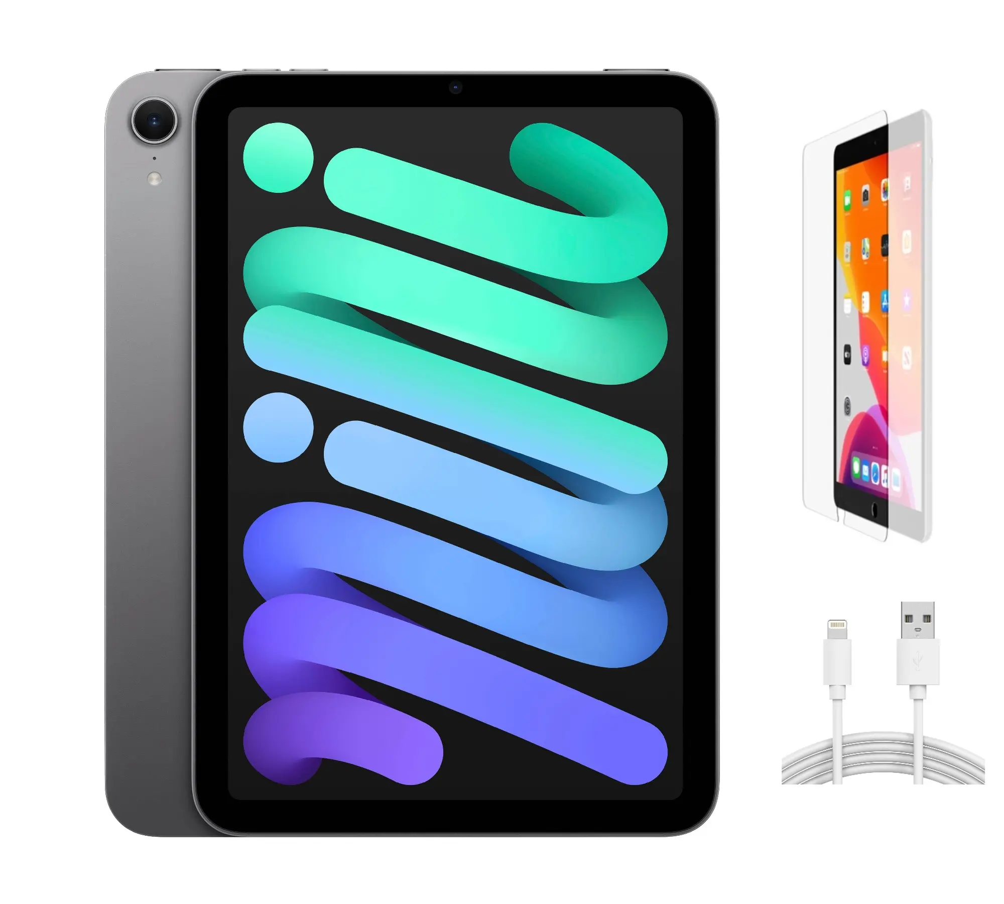 Refurbished Apple iPad Mini 7 (WiFi) A2993 Acceptable Condition with Pre-Installed Tempered Glass & 1 Year Warranty