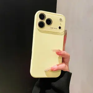 2026 New modelDesigned for iPhone 17 16 15 14 13 12 Pro max Case,Premium Silicone Satin-Smooth Touch Phone Case, Full Camera Protection,Glass Large Window,Slim Shockproof Anti-Scratch Microfiber Lining Phone Cases for iPhone 17 Pro Max