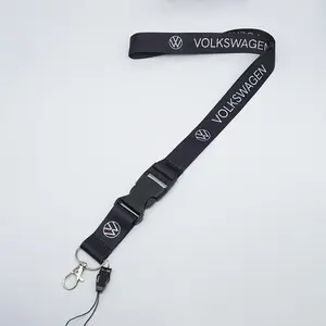 New Lanyard Nylon Printing Emblem Style Keychain Motorcycle For VW Volkswagen Golf 6 Golf 7 Polo Passat Touran Jetta Accessories