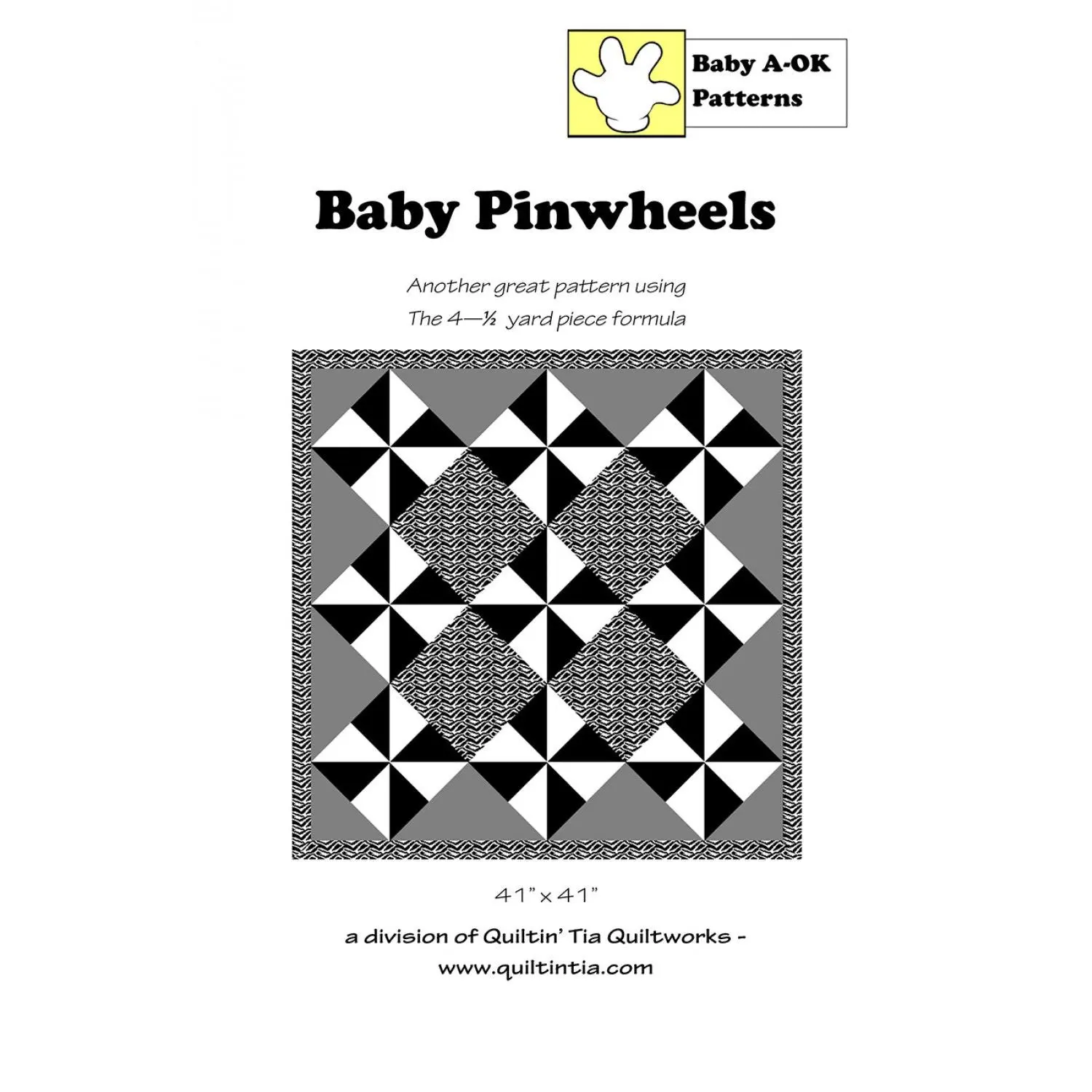 Baby Pinwheels - Baby A-OK Quilt Pattern