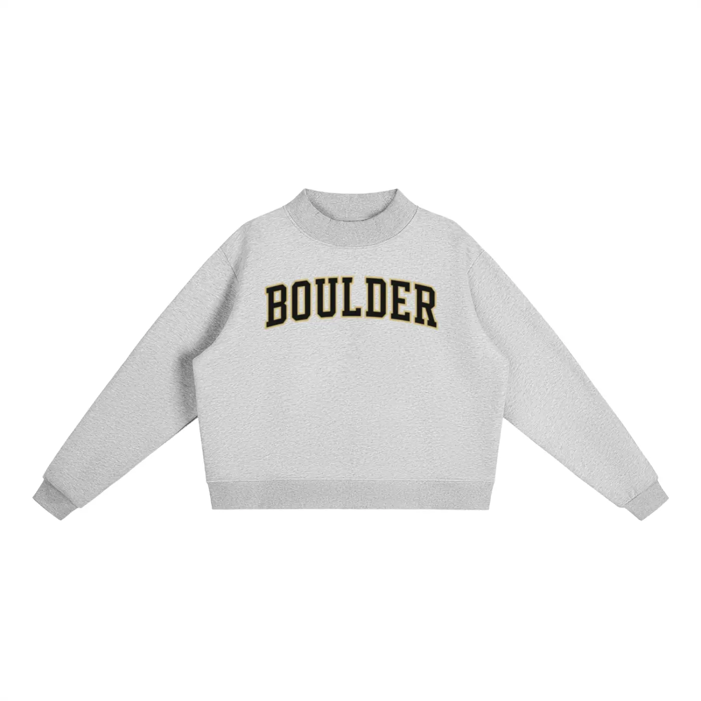 Colorado Boulder Mock-Neck Crew Sweatshirt