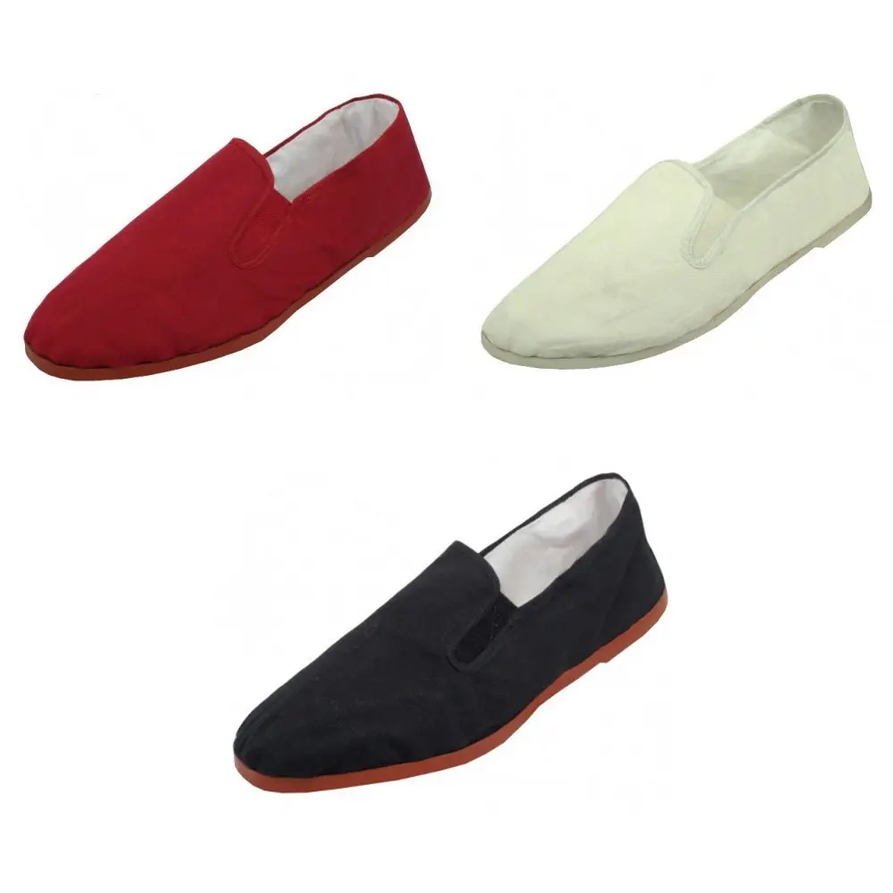 Men’s Kung Fu Shoes Chinese Martial Art Canvas Slipper Slip On Men’s Kung Fu Shoes Chinese Martial Art Canvas Slipper Slip On