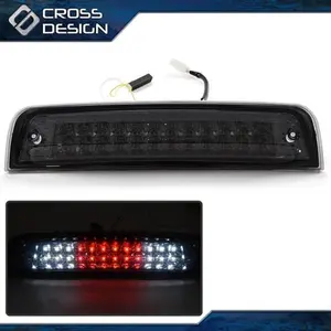 CROSSDESIGN LED Third 3rd Brake Light Cargo Lamp Fit For 2009-2017 Dodge Ram Smoked Lens